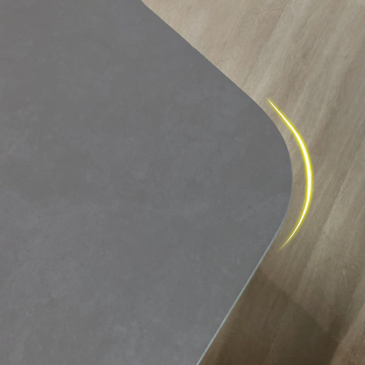 Medieval Modern Rectangle Table Sintered Stone Top Table with Wooden Base and 4 Legs Clearhalo ' dining_table' 'Dining Tables & Seating' 'Dining Tables' 'furn' 'furn_dining_table' 'Furniture' 'furniture_dining_table' 'Kitchen & Dining Furniture' 'kitchen&dining_furn' 'kitchen' 'kitchen_dining_table' 4110855