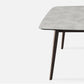 Medieval Modern Rectangle Table Sintered Stone Top Table with Wooden Base and 4 Legs Clearhalo ' dining_table' 'Dining Tables & Seating' 'Dining Tables' 'furn' 'furn_dining_table' 'Furniture' 'furniture_dining_table' 'Kitchen & Dining Furniture' 'kitchen&dining_furn' 'kitchen' 'kitchen_dining_table' 4110858