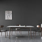 Medieval Modern Rectangle Table Sintered Stone Top Table with Wooden Base and 4 Legs Clearhalo ' dining_table' 'Dining Tables & Seating' 'Dining Tables' 'furn' 'furn_dining_table' 'Furniture' 'furniture_dining_table' 'Kitchen & Dining Furniture' 'kitchen&dining_furn' 'kitchen' 'kitchen_dining_table' 4110861