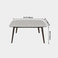 Medieval Modern Rectangle Table Sintered Stone Top Table with Wooden Base and 4 Legs Clearhalo ' dining_table' 'Dining Tables & Seating' 'Dining Tables' 'furn' 'furn_dining_table' 'Furniture' 'furniture_dining_table' 'Kitchen & Dining Furniture' 'kitchen&dining_furn' 'kitchen' 'kitchen_dining_table' 4110867