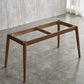 Solid Wood Mid-Century Modern Table Rectangle Sintered Stone Table Clearhalo ' dining_table' 'Dining Tables & Seating' 'Dining Tables' 'furn' 'furn_dining_table' 'Furniture' 'furniture_dining_table' 'Kitchen & Dining Furniture' 'kitchen&dining_furn' 'kitchen' 'kitchen_dining_table' 4110904