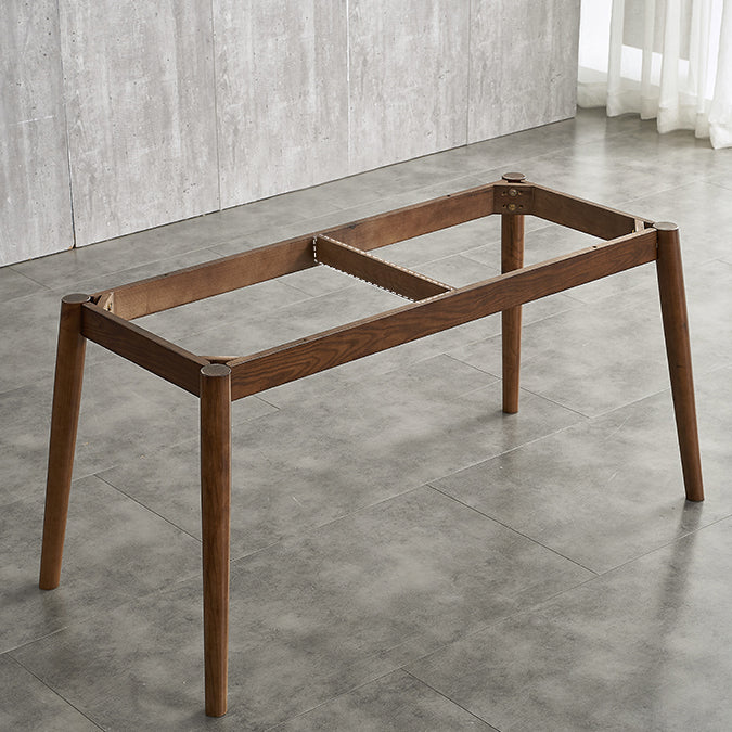 Solid Wood Mid-Century Modern Table Rectangle Sintered Stone Table Clearhalo ' dining_table' 'Dining Tables & Seating' 'Dining Tables' 'furn' 'furn_dining_table' 'Furniture' 'furniture_dining_table' 'Kitchen & Dining Furniture' 'kitchen&dining_furn' 'kitchen' 'kitchen_dining_table' 4110904