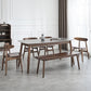 Solid Wood Mid-Century Modern Table Rectangle Sintered Stone Table for Dining Room Clearhalo ' dining_table' 'Dining Tables & Seating' 'Dining Tables' 'furn' 'furn_dining_table' 'Furniture' 'furniture_dining_table' 'Kitchen & Dining Furniture' 'kitchen&dining_furn' 'kitchen' 'kitchen_dining_table' 4110911
