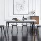 Solid Wood Mid-Century Modern Table Rectangle Sintered Stone Top Table for Dining Room Clearhalo ' dining_table' 'Dining Tables & Seating' 'Dining Tables' 'furn' 'furn_dining_table' 'Furniture' 'furniture_dining_table' 'Kitchen & Dining Furniture' 'kitchen&dining_furn' 'kitchen' 'kitchen_dining_table' 4110924