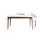 Rectangle White Tone Dining Table Sintered Stone Table Retro Modern with 4 Legs Clearhalo ' dining_table' 'Dining Tables & Seating' 'Dining Tables' 'furn' 'furn_dining_table' 'Furniture' 'furniture_dining_table' 'Kitchen & Dining Furniture' 'kitchen&dining_furn' 'kitchen' 'kitchen_dining_table' 4110957
