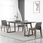 Mid-Century Modern Dining Table Gray Sintered Stone Dining Table with Wood Base Clearhalo ' dining_table' 'Dining Tables & Seating' 'Dining Tables' 'furn' 'furn_dining_table' 'Furniture' 'furniture_dining_table' 'Kitchen & Dining Furniture' 'kitchen&dining_furn' 'kitchen' 'kitchen_dining_table' 4111034