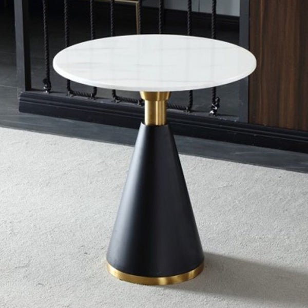 Round Stone Dining Table Traditional Luxury Dining Room Collection with Pedestal Base Clearhalo ' dining_table' 'Dining Tables & Seating' 'Dining Tables' 'furn' 'furn_dining_table' 'Furniture' 'furniture_dining_table' 'Kitchen & Dining Furniture' 'kitchen&dining_furn' 'kitchen' 'kitchen_dining_table' 4111108