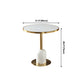 Round Stone Dining Table Traditional Luxury Dining Room Collection with Pedestal Base Clearhalo ' dining_table' 'Dining Tables & Seating' 'Dining Tables' 'furn' 'furn_dining_table' 'Furniture' 'furniture_dining_table' 'Kitchen & Dining Furniture' 'kitchen&dining_furn' 'kitchen' 'kitchen_dining_table' 4111122