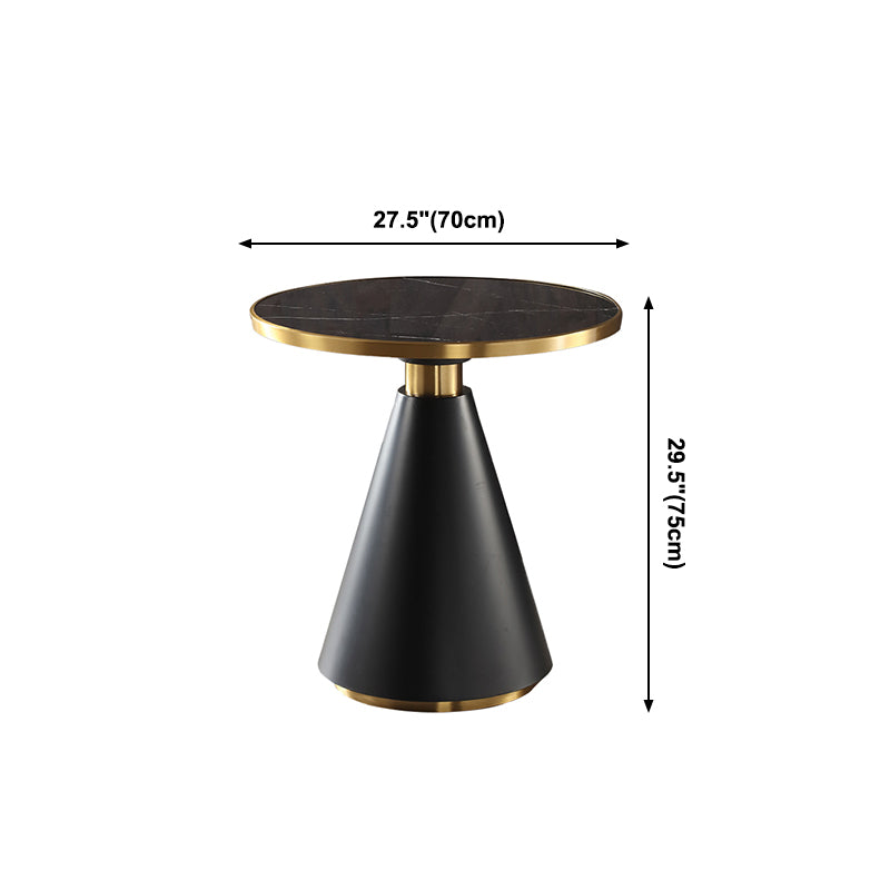 Round Stone Dining Table Traditional Luxury Dining Room Collection with Pedestal Base Clearhalo ' dining_table' 'Dining Tables & Seating' 'Dining Tables' 'furn' 'furn_dining_table' 'Furniture' 'furniture_dining_table' 'Kitchen & Dining Furniture' 'kitchen&dining_furn' 'kitchen' 'kitchen_dining_table' 4111130