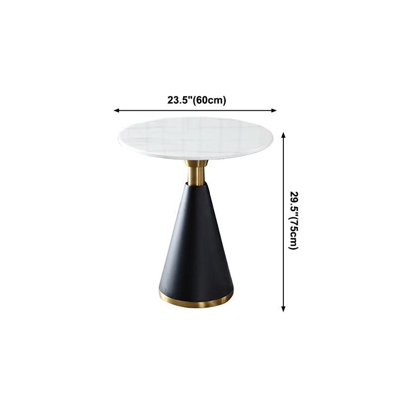 Round Stone Dining Table Traditional Luxury Dining Room Collection with Pedestal Base Clearhalo ' dining_table' 'Dining Tables & Seating' 'Dining Tables' 'furn' 'furn_dining_table' 'Furniture' 'furniture_dining_table' 'Kitchen & Dining Furniture' 'kitchen&dining_furn' 'kitchen' 'kitchen_dining_table' 4111132