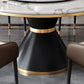 Glam Standard Marble Dining Table Round Shape Kitchen Dining Table with Pedestal Base Clearhalo ' dining_table' 'Dining Tables & Seating' 'Dining Tables' 'furn' 'furn_dining_table' 'Furniture' 'furniture_dining_table' 'Kitchen & Dining Furniture' 'kitchen&dining_furn' 'kitchen' 'kitchen_dining_table' 4111159