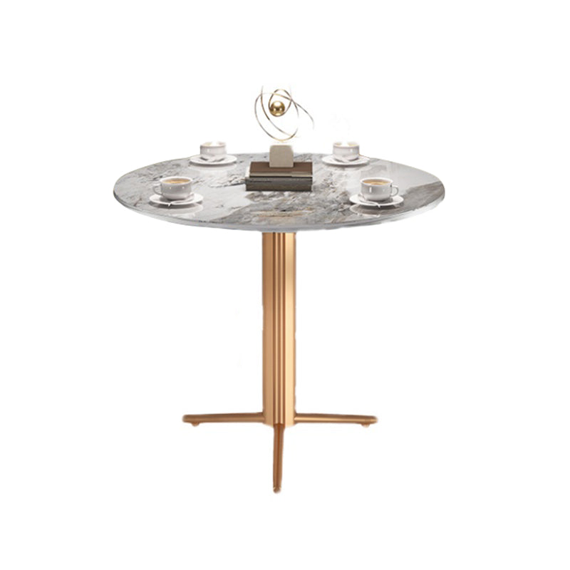 Stone Dining Table Traditional Luxury Dining Site Table with Tripod Base Pandora & Gold Without Chairs Clearhalo ' dining_table' 'Dining Tables & Seating' 'Dining Tables' 'furn' 'furn_dining_table' 'Furniture' 'furniture_dining_table' 'Kitchen & Dining Furniture' 'kitchen&dining_furn' 'kitchen' 'kitchen_dining_table' 4111172
