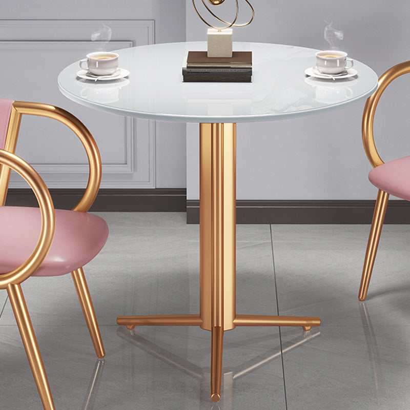 Stone Dining Table Traditional Luxury Dining Site Table with Tripod Base Clearhalo ' dining_table' 'Dining Tables & Seating' 'Dining Tables' 'furn' 'furn_dining_table' 'Furniture' 'furniture_dining_table' 'Kitchen & Dining Furniture' 'kitchen&dining_furn' 'kitchen' 'kitchen_dining_table' 4111173