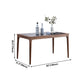 Sintered Stone Top Dining Table in Black Rectangle Table with Wooden Base and 4 Legs Clearhalo ' dining_table' 'Dining Tables & Seating' 'Dining Tables' 'furn' 'furn_dining_table' 'Furniture' 'furniture_dining_table' 'Kitchen & Dining Furniture' 'kitchen&dining_furn' 'kitchen' 'kitchen_dining_table' 4111193