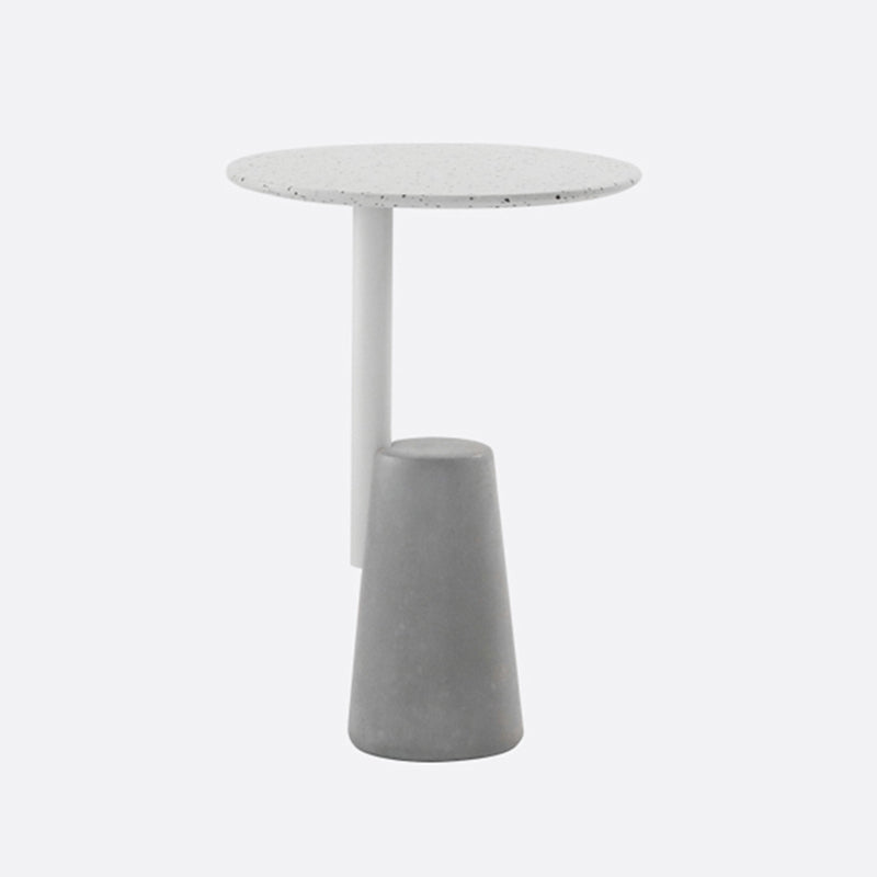 Pedestal Base Traditional Luxury Table Round Concrete Table for Dining Room White Without Chairs Clearhalo ' dining_table' 'Dining Tables & Seating' 'Dining Tables' 'furn' 'furn_dining_table' 'Furniture' 'furniture_dining_table' 'Kitchen & Dining Furniture' 'kitchen&dining_furn' 'kitchen' 'kitchen_dining_table' 4111214