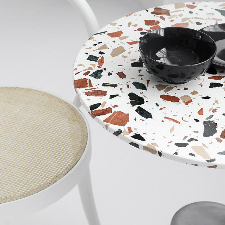 Pedestal Base Traditional Luxury Table Round Concrete Table for Dining Room Clearhalo ' dining_table' 'Dining Tables & Seating' 'Dining Tables' 'furn' 'furn_dining_table' 'Furniture' 'furniture_dining_table' 'Kitchen & Dining Furniture' 'kitchen&dining_furn' 'kitchen' 'kitchen_dining_table' 4111224