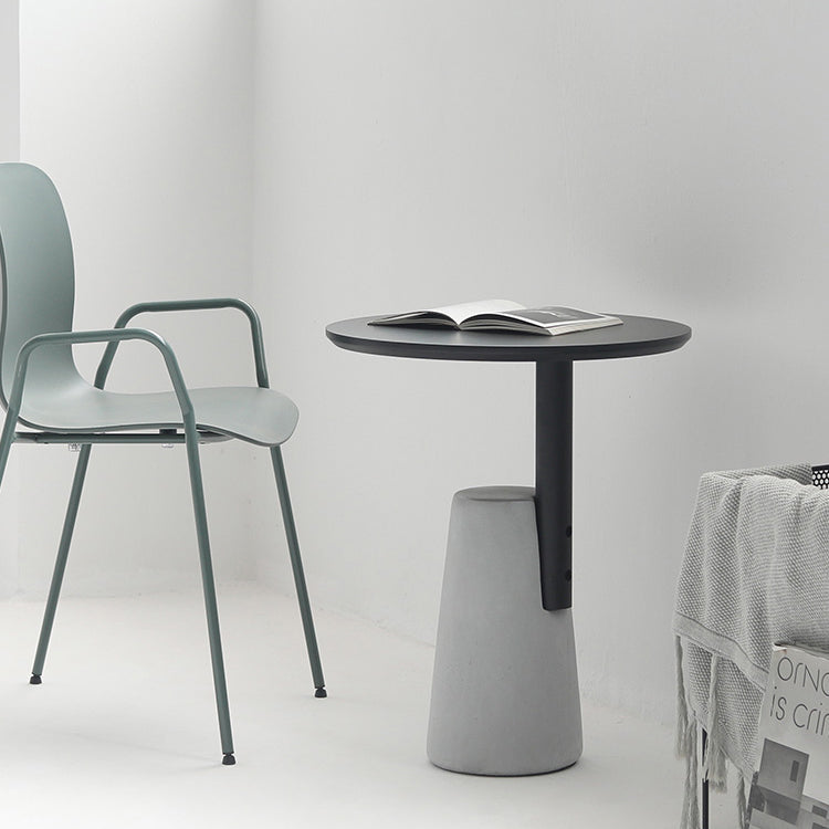 Pedestal Base Traditional Luxury Table Round Concrete Table for Dining Room Clearhalo ' dining_table' 'Dining Tables & Seating' 'Dining Tables' 'furn' 'furn_dining_table' 'Furniture' 'furniture_dining_table' 'Kitchen & Dining Furniture' 'kitchen&dining_furn' 'kitchen' 'kitchen_dining_table' 4111230