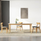 Midcentury Rectangle Dining Table Sintered Stone Table with 4 Legs Wood Base Clearhalo ' dining_table' 'Dining Tables & Seating' 'Dining Tables' 'furn' 'furn_dining_table' 'Furniture' 'furniture_dining_table' 'Kitchen & Dining Furniture' 'kitchen&dining_furn' 'kitchen' 'kitchen_dining_table' 4111267