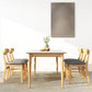 Midcentury Rectangle Dining Table Sintered Stone Table with 4 Legs Wood Base Clearhalo ' dining_table' 'Dining Tables & Seating' 'Dining Tables' 'furn' 'furn_dining_table' 'Furniture' 'furniture_dining_table' 'Kitchen & Dining Furniture' 'kitchen&dining_furn' 'kitchen' 'kitchen_dining_table' 4111270