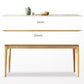 Midcentury Rectangle Dining Table Sintered Stone Table with 4 Legs Wood Base Clearhalo ' dining_table' 'Dining Tables & Seating' 'Dining Tables' 'furn' 'furn_dining_table' 'Furniture' 'furniture_dining_table' 'Kitchen & Dining Furniture' 'kitchen&dining_furn' 'kitchen' 'kitchen_dining_table' 4111274