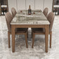 Rectangle Dining Site Table Midcentury Style Stone Dinner Room Kitchen Table Clearhalo ' dining_table' 'Dining Tables & Seating' 'Dining Tables' 'furn' 'furn_dining_table' 'Furniture' 'furniture_dining_table' 'Kitchen & Dining Furniture' 'kitchen&dining_furn' 'kitchen' 'kitchen_dining_table' 4111295