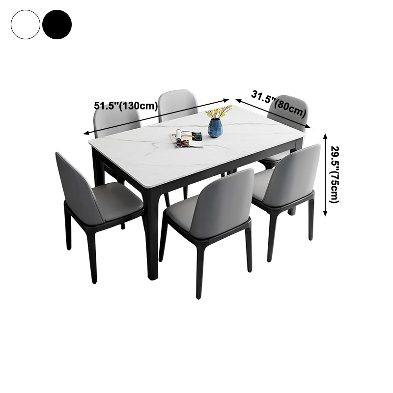 Midcentury Style Dining Room Collection 4 Legs Dining Site Table for Dining Room Clearhalo ' dining_table' 'Dining Tables & Seating' 'Dining Tables' 'furn' 'furn_dining_table' 'Furniture' 'furniture_dining_table' 'Kitchen & Dining Furniture' 'kitchen&dining_furn' 'kitchen' 'kitchen_dining_table' 4111332