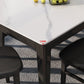 Mid-Century Modern Dining Table Sintered Stone Dining Table with Wooden Base for Kitchen Clearhalo ' dining_table' 'Dining Tables & Seating' 'Dining Tables' 'furn' 'furn_dining_table' 'Furniture' 'furniture_dining_table' 'Kitchen & Dining Furniture' 'kitchen&dining_furn' 'kitchen' 'kitchen_dining_table' 4111358