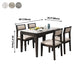 Mid-Century Modern Dining Table Sintered Stone Dining Table with Wooden Base for Kitchen Clearhalo ' dining_table' 'Dining Tables & Seating' 'Dining Tables' 'furn' 'furn_dining_table' 'Furniture' 'furniture_dining_table' 'Kitchen & Dining Furniture' 'kitchen&dining_furn' 'kitchen' 'kitchen_dining_table' 4111365