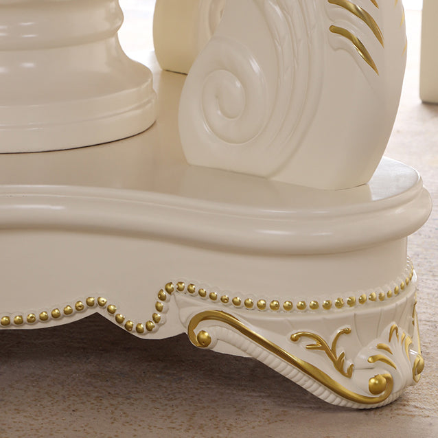 Solid Wood Victorian Round Table Marble Table with Pedestal Base Clearhalo ' dining_table' 'Dining Tables & Seating' 'Dining Tables' 'furn' 'furn_dining_table' 'Furniture' 'furniture_dining_table' 'Kitchen & Dining Furniture' 'kitchen&dining_furn' 'kitchen' 'kitchen_dining_table' 4111390