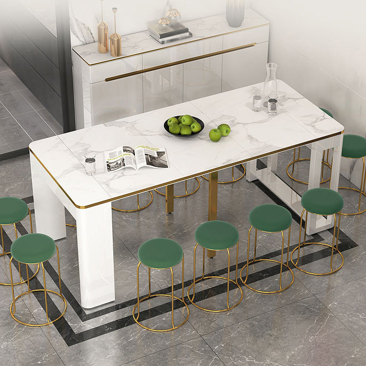 31.49''W Foldable Dining Table for Restaurant Medieval Modern Rectangle Table with 5 Legs Clearhalo ' dining_table' 'Dining Tables & Seating' 'Dining Tables' 'furn' 'furn_dining_table' 'Furniture' 'furniture_dining_table' 'Kitchen & Dining Furniture' 'kitchen&dining_furn' 'kitchen' 'kitchen_dining_table' 4111418