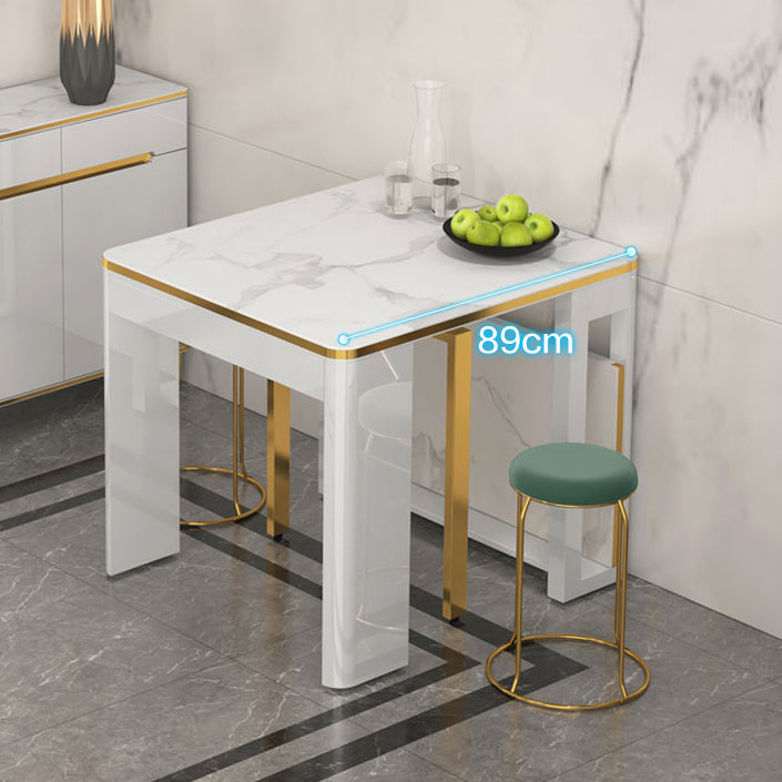 31.49''W Foldable Dining Table for Restaurant Medieval Modern Rectangle Table with 5 Legs Clearhalo ' dining_table' 'Dining Tables & Seating' 'Dining Tables' 'furn' 'furn_dining_table' 'Furniture' 'furniture_dining_table' 'Kitchen & Dining Furniture' 'kitchen&dining_furn' 'kitchen' 'kitchen_dining_table' 4111425