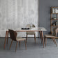 Mid-Century Modern Sintered Stone Table 4 Legs Rectangle Table for Home Clearhalo ' dining_table' 'Dining Tables & Seating' 'Dining Tables' 'furn' 'furn_dining_table' 'Furniture' 'furniture_dining_table' 'Kitchen & Dining Furniture' 'kitchen&dining_furn' 'kitchen' 'kitchen_dining_table' 4111530
