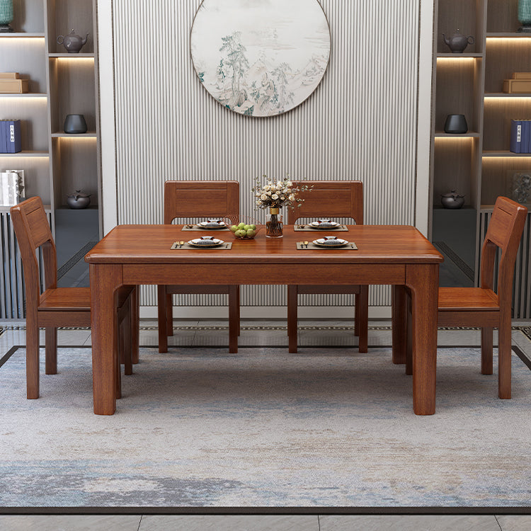 Solid Wood Mid-Century Modern Table Wood Top Table for Dining Room Clearhalo ' dining_table' 'Dining Tables & Seating' 'Dining Tables' 'furn' 'furn_dining_table' 'Furniture' 'furniture_dining_table' 'Kitchen & Dining Furniture' 'kitchen&dining_furn' 'kitchen' 'kitchen_dining_table' 4111563