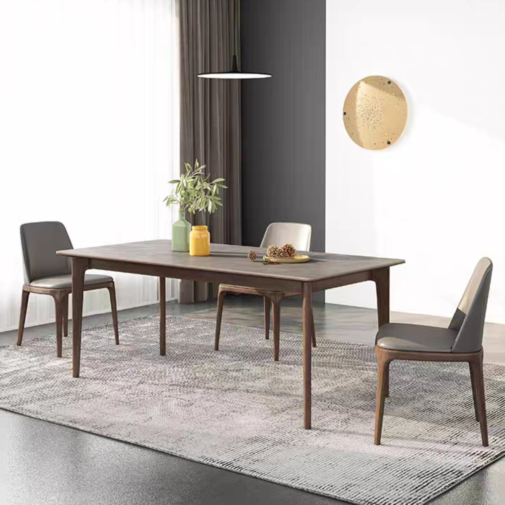 Rectangle Sintered Stone Dining Table Grey Stone Top Table with 4 Legs Clearhalo ' dining_table' 'Dining Tables & Seating' 'Dining Tables' 'furn' 'furn_dining_table' 'Furniture' 'furniture_dining_table' 'Kitchen & Dining Furniture' 'kitchen&dining_furn' 'kitchen' 'kitchen_dining_table' 4111593