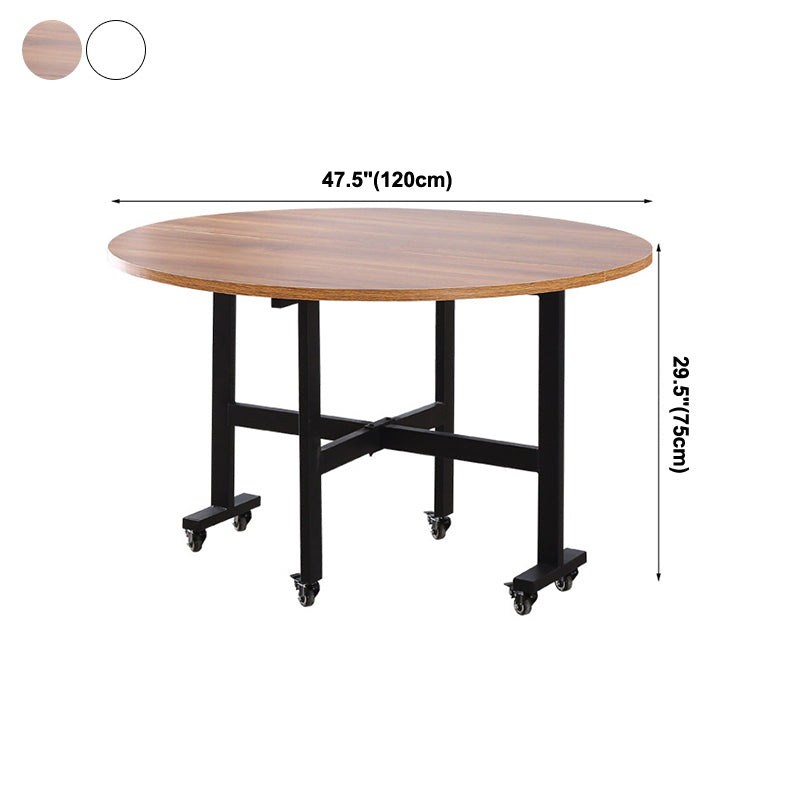 MDF Dining Table Mid-Century Modern Style Sled Base Table for Dining Room Clearhalo ' dining_table' 'Dining Tables & Seating' 'Dining Tables' 'furn' 'furn_dining_table' 'Furniture' 'furniture_dining_table' 'Kitchen & Dining Furniture' 'kitchen&dining_furn' 'kitchen' 'kitchen_dining_table' 4111706