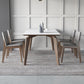 Sintered Stone Rectangle Table Medieval Modern White Table with 4 Legs for Restaurant Clearhalo ' dining_table' 'Dining Tables & Seating' 'Dining Tables' 'furn' 'furn_dining_table' 'Furniture' 'furniture_dining_table' 'Kitchen & Dining Furniture' 'kitchen&dining_furn' 'kitchen' 'kitchen_dining_table' 4111746