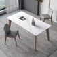 Sintered Stone Rectangle Table Medieval Modern White Table with 4 Legs for Restaurant Clearhalo ' dining_table' 'Dining Tables & Seating' 'Dining Tables' 'furn' 'furn_dining_table' 'Furniture' 'furniture_dining_table' 'Kitchen & Dining Furniture' 'kitchen&dining_furn' 'kitchen' 'kitchen_dining_table' 4111748