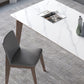 Sintered Stone Rectangle Table Medieval Modern White Table with 4 Legs for Restaurant Clearhalo ' dining_table' 'Dining Tables & Seating' 'Dining Tables' 'furn' 'furn_dining_table' 'Furniture' 'furniture_dining_table' 'Kitchen & Dining Furniture' 'kitchen&dining_furn' 'kitchen' 'kitchen_dining_table' 4111752