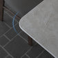 Medieval Modern Sintered Stone Table Rectangle Grey Dining Table with Wooden 4 Legs Clearhalo ' dining_table' 'Dining Tables & Seating' 'Dining Tables' 'furn' 'furn_dining_table' 'Furniture' 'furniture_dining_table' 'Kitchen & Dining Furniture' 'kitchen&dining_furn' 'kitchen' 'kitchen_dining_table' 4111769