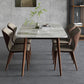 Sintered Stone Dining Table Mid-Century Style 4 Legs Rectangle Table for Dining Room Clearhalo ' dining_table' 'Dining Tables & Seating' 'Dining Tables' 'furn' 'furn_dining_table' 'Furniture' 'furniture_dining_table' 'Kitchen & Dining Furniture' 'kitchen&dining_furn' 'kitchen' 'kitchen_dining_table' 4111790