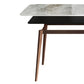 Sintered Stone Dining Table Mid-Century Style 4 Legs Rectangle Table for Dining Room Clearhalo ' dining_table' 'Dining Tables & Seating' 'Dining Tables' 'furn' 'furn_dining_table' 'Furniture' 'furniture_dining_table' 'Kitchen & Dining Furniture' 'kitchen&dining_furn' 'kitchen' 'kitchen_dining_table' 4111796