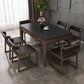 Sintered Stone Dining Table Mid-Century Modern Style 4 Legs Base Table for Dining Room Clearhalo ' dining_table' 'Dining Tables & Seating' 'Dining Tables' 'furn' 'furn_dining_table' 'Furniture' 'furniture_dining_table' 'Kitchen & Dining Furniture' 'kitchen&dining_furn' 'kitchen' 'kitchen_dining_table' 4111819