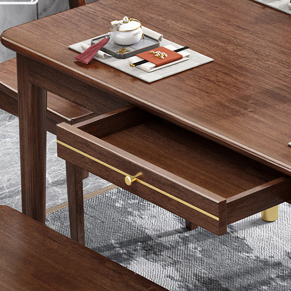 Traditional Luxury Dining Table Solid Wood Rectangle Dining Table for Home Use Clearhalo ' dining_table' 'Dining Tables & Seating' 'Dining Tables' 'furn' 'furn_dining_table' 'Furniture' 'furniture_dining_table' 'Kitchen & Dining Furniture' 'kitchen&dining_furn' 'kitchen' 'kitchen_dining_table' 4111842