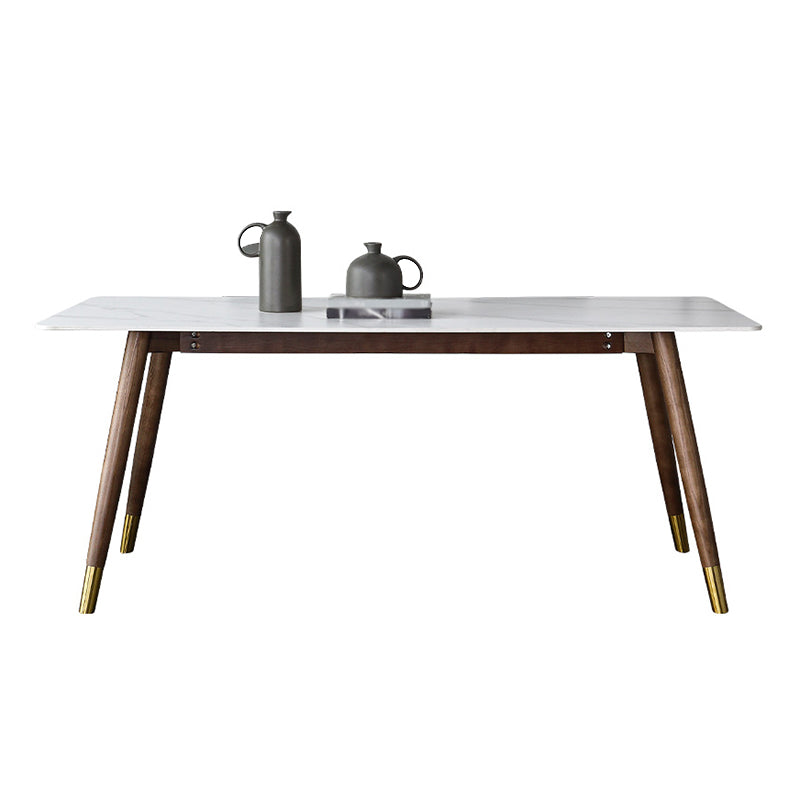 Medieval Modern Rectangle Dining Table Sintered Stone Table with 4 Legs for Restaurant Without Chairs Clearhalo ' dining_table' 'Dining Tables & Seating' 'Dining Tables' 'furn' 'furn_dining_table' 'Furniture' 'furniture_dining_table' 'Kitchen & Dining Furniture' 'kitchen&dining_furn' 'kitchen' 'kitchen_dining_table' 4111851