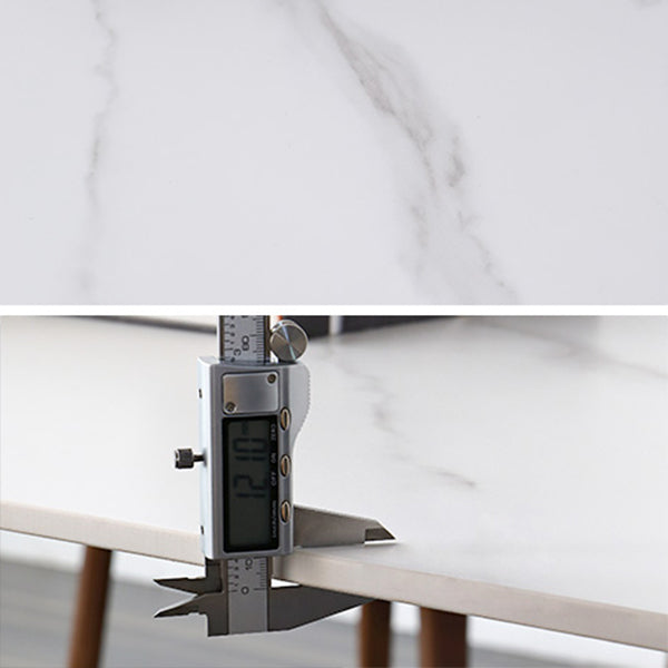 Medieval Modern Rectangle Dining Table Sintered Stone Table with 4 Legs for Restaurant Clearhalo ' dining_table' 'Dining Tables & Seating' 'Dining Tables' 'furn' 'furn_dining_table' 'Furniture' 'furniture_dining_table' 'Kitchen & Dining Furniture' 'kitchen&dining_furn' 'kitchen' 'kitchen_dining_table' 4111854