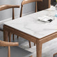 Mid-Century Modern Rectangle Dining Table Sintered Stone Table with 4 Legs Wood Base Clearhalo ' dining_table' 'Dining Tables & Seating' 'Dining Tables' 'furn' 'furn_dining_table' 'Furniture' 'furniture_dining_table' 'Kitchen & Dining Furniture' 'kitchen&dining_furn' 'kitchen' 'kitchen_dining_table' 4111869