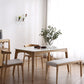 Marble Rectangle Dining Table for Restaurant Medieval Modern Table with Wooden 4 Legs Clearhalo ' dining_table' 'Dining Tables & Seating' 'Dining Tables' 'furn' 'furn_dining_table' 'Furniture' 'furniture_dining_table' 'Kitchen & Dining Furniture' 'kitchen&dining_furn' 'kitchen' 'kitchen_dining_table' 4111882