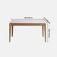 Medieval Modern Marble Rectangle Table White Table with Wooden Base and 4 Legs Clearhalo ' dining_table' 'Dining Tables & Seating' 'Dining Tables' 'furn' 'furn_dining_table' 'Furniture' 'furniture_dining_table' 'Kitchen & Dining Furniture' 'kitchen&dining_furn' 'kitchen' 'kitchen_dining_table' 4111907