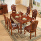 Solid Wood Victorian Rectangular Table Indoor Table with 4 Legs Clearhalo ' dining_table' 'Dining Tables & Seating' 'Dining Tables' 'furn' 'furn_dining_table' 'Furniture' 'furniture_dining_table' 'Kitchen & Dining Furniture' 'kitchen&dining_furn' 'kitchen' 'kitchen_dining_table' 4111941