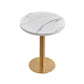 Metal Traditional Luxury Table Pedestal Base Table for Kitchen and Dining Room Round Matte White Without Chairs Clearhalo ' dining_table' 'Dining Tables & Seating' 'Dining Tables' 'furn' 'furn_dining_table' 'Furniture' 'furniture_dining_table' 'Kitchen & Dining Furniture' 'kitchen&dining_furn' 'kitchen' 'kitchen_dining_table' 4111955